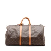 ヴィトン モノグラム キーポル55 M41424 ブラウン