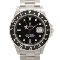 ロレックス GMTマスターⅡ 16710 SS SS AT ブラック文字盤 あまりごま1
