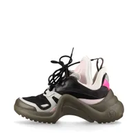 ヴィトン LVアークライトライン 21年 メッシュ×レザー スニーカー 38