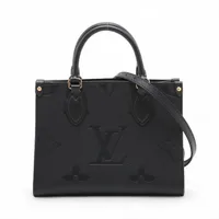 ヴィトン モノグラムアンプラント オンザゴーPM M45653 ブラック RFID反応あり