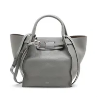 セリーヌ ビッグバッグ スモール レザー 2WAYハンドバッグ グレー
