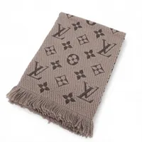 ヴィトン M74742 エシャルプロゴマニア GM1221 マフラー ウール×シルク