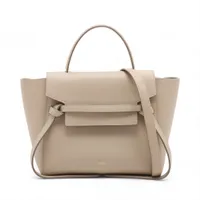 セリーヌ ベルトバッグマイクロ レザー 2WAYハンドバッグ ベージュ