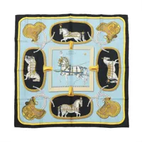 エルメス カレ90 GRANDE TENUE 馬の礼装 スカーフ シルク スレ