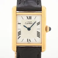 カルティエ マストコリゼ ヴェルメイユ W1008554 925×社外革 QZ