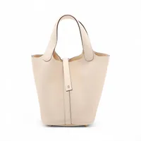 エルメス ピコタンロック18 PM トリヨンクレマンス ナタ シルバー金具 B:2023年