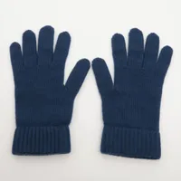 HERMES ネイビー スエード手袋 H金具 HERMES ネイビー スエード手袋 H金具