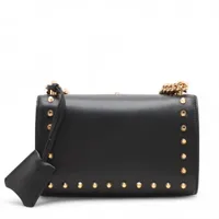 グッチ パドロック レザー チェーンショルダーバッグ ブラック 432182