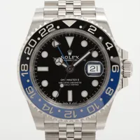 ロレックス GMTマスターⅡ 126710BLNR SS SS AT ブラック文字盤