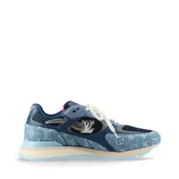 ヴィトン ランアウェイライン 24年 デニム×レザー スニーカー 11