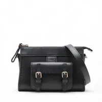 クロエ エディス レザー ショルダーバッグ ブラック A4157774｜中古