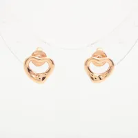 ティファニー オープンハート ピアス 7mm 750 yg 現行品 楽天市場】ティファニー Tiffany & Co. ピアス オープン ハート 幅7mm