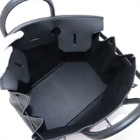 エルメス オータクロア40 モノクローム トゴ ブラック ブラック金具 K