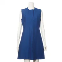 セリーヌ フィービー期 レーヨン×シルク ノースリーブワンピース 38