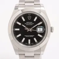 ロレックス デイトジャストⅡ 116300 SS SS AT ブラック文字盤 あまりごま2
