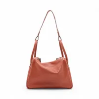 エルメス リンディ30 エバーカラー ブリック シルバー金具 □R:2014年
