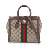 美品 グッチ PVC 2WAY ショルダーバッグ GG柄 ロゴ型押し ブラウン GUCCI（グッチ） ショルダーバッグ ポシェット ミニ PVC レザー GG