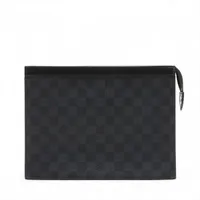 ヴィトン ダミエグラフィット ポシェット ヴォワヤージュ MM N41696 ブラック RFID反応あり