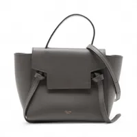 セリーヌ　ベルトバッグ　ナノ　グレー CELINE セリーヌベルトバッグ