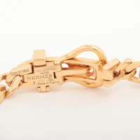 エルメス ブックルセリエ ダイヤ ブレスレット 750(PG) 28.9g D0.18 LG