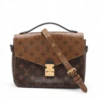 ヴィトン モノグラムリバース ポシェット メティス MM M44876 ブラウン RFID反応あり