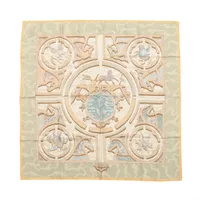 エルメス カレ90 Au Son du Tam Tam タムタムの音に合わせて スカーフ