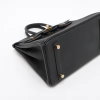 美品 ショルダーバッグ ルトゥルネ ブラック ゴールド金具 トゴ エルメス バーキン25 ルトゥルネ トゴ ブラック ゴールド金具 K:2025年
