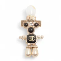 シャネル ココマーク 96A ブローチ GP ゴールド フェイクパール 楽天市場】【中古】CHANEL ブローチ ココマーク フェイクパール