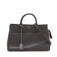 SAINT LAURENT カバ・リヴゴーシュ レザーバッグ グレー 楽天市場】【中古】SAINT LAURENT PARIS（サンローランパリ）436620