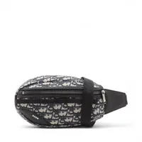 【美品】 DIOR × Sacai レザー×ナイロン サドルバッグ ブラック Dior - ディオール Dior Christian Dior × Sacai サドル ミニバッグ