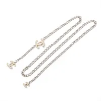 【美品✨】シャネル★チェーンベルト★シルバー★ココマーク シャネル CHANEL チェーンベルト ココマーク シルバー 小物 04V
