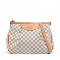 ルイ・ヴィトン ダミエショルダーバッグ アズール シラクーサMM N41112 ヴィトン ダミエ アズール シラクーサMM N41112 ホワイト AP141642