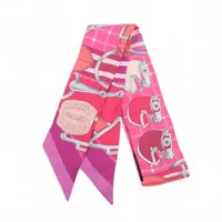 エルメス ツイリー Les Sangles サスペンダーベルト スカーフ シルク