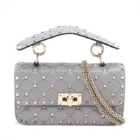 ヴァレンティノガラヴァーニ ロックスタッズ レザー 2WAYショルダー