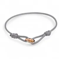 カルティエ トリニティ ブレスレット 750(YG×PG×WG) 38.0g 歪み