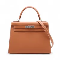 エルメス ケリー28 セリエ ヴォーエプソン ゴールド ゴールド金具 K