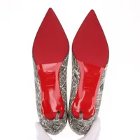 クリスチャンルブタン レザー パンプス 38.5 レディース マルチカラー