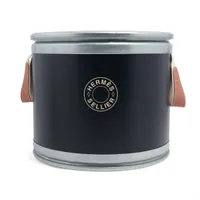 エルメス セリエ サドルボックス 小物入れ レザー×スチール ネイビー