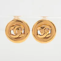 シャネル ココマーク イヤリング(両耳用) GP ゴールド A4162187｜中古