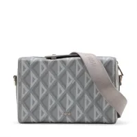 ディオール CDダイヤモンド ランゴ22 PVCxレザー ショルダーバッグ