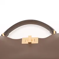 フェンディ ピーカブー　エッセンシャリー ブラウン ハンドバッグ　8BN302 楽天市場】【中古】 フェンディ FENDI ピーカブーエッセンシャリー