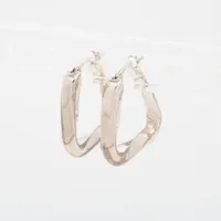 ボッテガヴェネタ ツイストトライアングル ピアス(両耳用) 925 12.2g