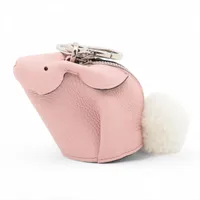 ロエベ チャーム GP×革 ピンク A4163475｜中古ブランド品・ブランド