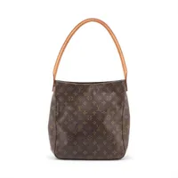 ヴィトン モノグラム ルーピングGM M51145 ブラウン