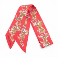 エルメス ツイリー CHEVAUX EN LIBERTE 自由の馬 スカーフ シルク