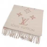 Louis Vuitton マフラー M78123 ベージュ ヴィトン M78123 マフラー レイキャビック マフラー カシミヤ ベージュ
