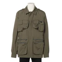 プラダ 23年 コットン カーゴパンツ L メンズ ベージュ SPH286