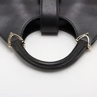 グッチ レザー ハンドバッグ ブラック 277514 AP141906｜中古ブランド