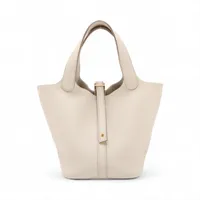 エルメス ピコタンロック18 PM トリヨンクレマンス べトン ゴールド金具 W:2024年