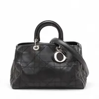 クリスチャンディオール カナージュ グランヴィル レザー 2WAY